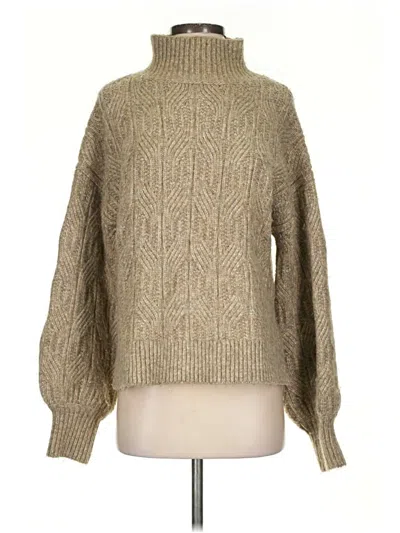 Pre-owned Prolōgue Turtleneck Sweater In Tan