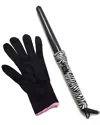 Proliss Unisex The Twister - 25mm-18mm Tourmaline-infused Ceramic Pro Curling Wand