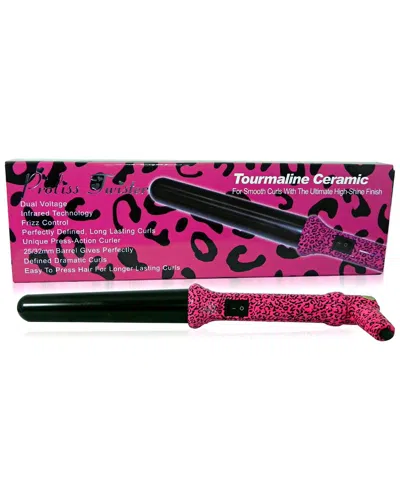 Proliss Unisex The Twister - 25mm-32mm Tourmaline-infused Ceramic Pro Curling Wand In White