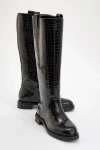 Prologue Shoes Alaska Pattern Western Boot In Black