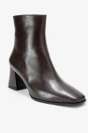 Prologue Shoes Arven Block Heel Boot In Brown
