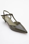 Prologue Shoes Asher Pointed Toe Slingback Pump In Black