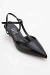 Prologue Shoes Asher Pointed Toe Slingback Pump In Black