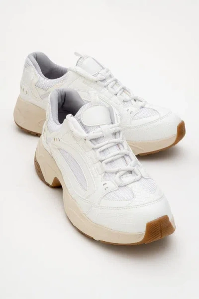 Prologue Shoes Bambi Printed Mesh Sneakers In Animal Print