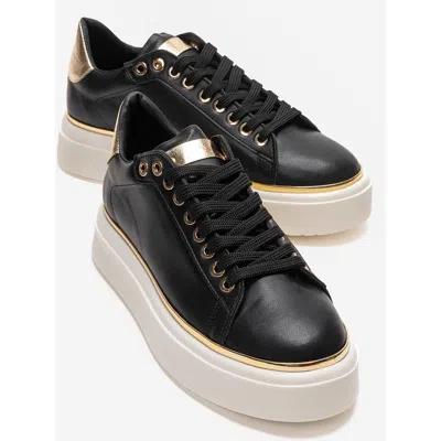 Prologue Shoes Borena Platform Sneaker In Black