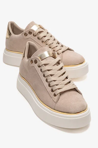 Prologue Shoes Borena Platform Sneaker In Brown