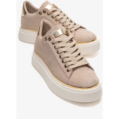 Prologue Shoes Borena Platform Sneaker In Brown