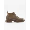 Prologue Shoes Cafune Patent Platform Boot In Multi