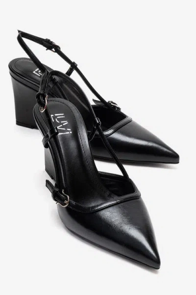 Prologue Shoes Celia Pointed Toe Wedge Pump In Multi