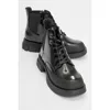 Prologue Shoes Challo Combat Boot In Black