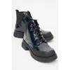 Prologue Shoes Challo Combat Boot In Blue
