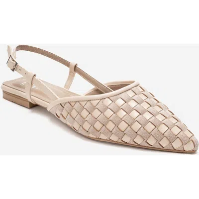 Prologue Shoes Chanda Pointed Toe Woven Sandal In Multi