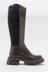 Prologue Shoes Chapel Buckle Stretch Boot In Multi