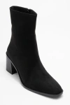 Prologue Shoes Chara Block Heel Ankle Boot In Black