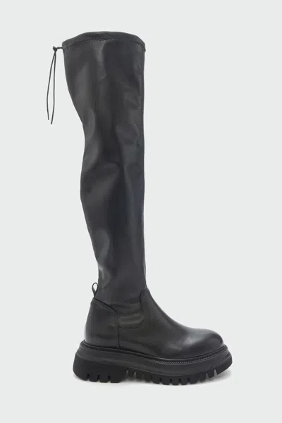 Prologue Shoes Chip Knee Over Boot In Black