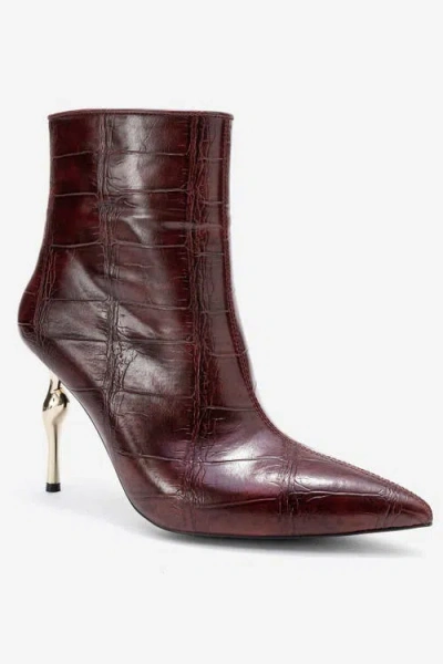 Prologue Shoes Crista Pointed Toe Bootie In Multi