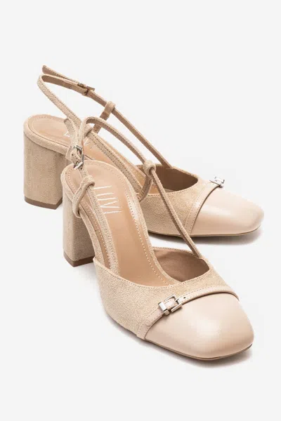 Prologue Shoes Desia Slingback Round Toe Pump (women) In Black