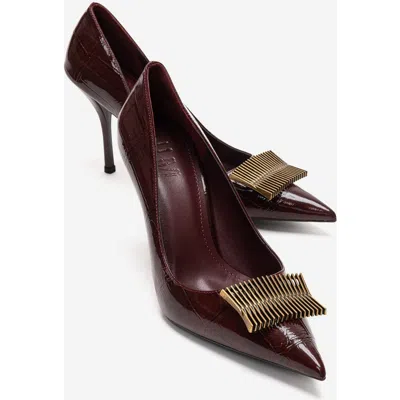 Prologue Shoes Dexen Stiletto Pump In Burgundy