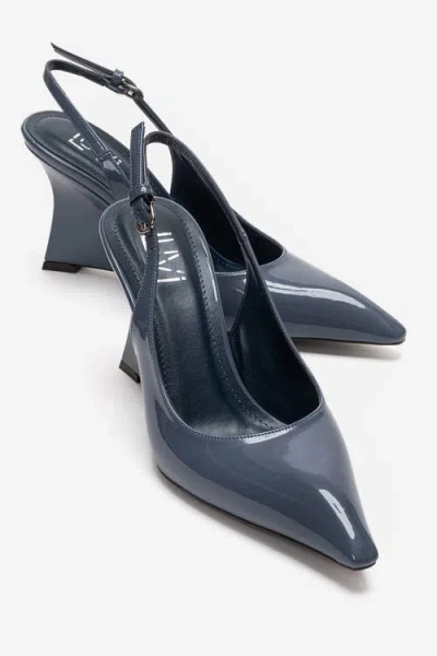 Prologue Shoes Felon Slingback Wedge Pump In Black