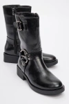 Prologue Shoes Fies Buckled Boot In Black