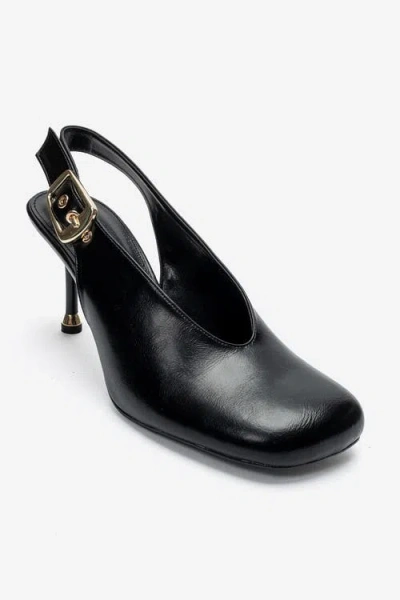Prologue Shoes Flaris Slingback Stiletto Pump In Black
