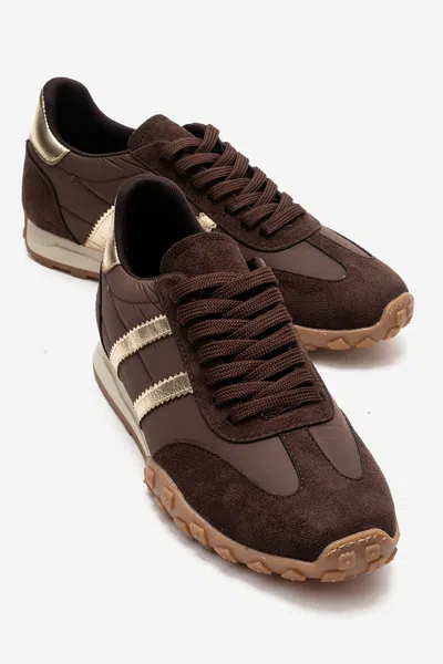 Prologue Shoes Flux Sneaker In Brown