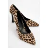Prologue Shoes Forest Pointed Toe Pump In Animal Print