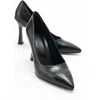 Prologue Shoes Forest Pointed Toe Pump In Black