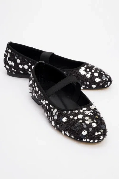 Prologue Shoes Grego Sequin Embellished Flat