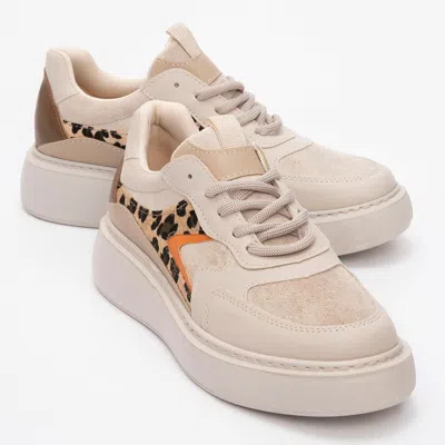 Prologue Shoes Ida Platform Fashion Sneakers In Neutral