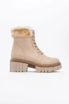 Prologue Shoes Faith Fur Chunky Boot In Multi