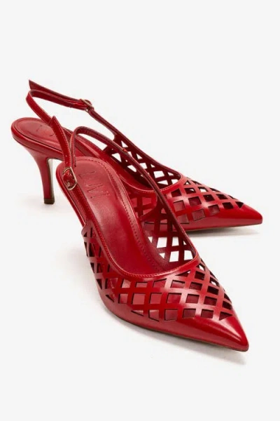 Prologue Shoes Jever Stiletto Pump In Red