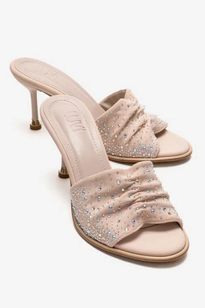 Prologue Shoes Karina Stiletto Mule In Neutral