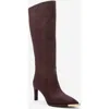 Prologue Shoes Lexa Pointed Toe Knee High Boot In Brown