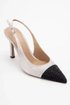 Prologue Shoes London Embellished Pointed Toe Pump In Nude