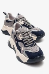 Prologue Shoes Loretta Platform Sneakers In Blue