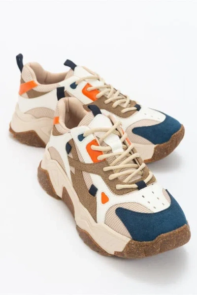 Prologue Shoes Loretta Platform Sneakers In Multi