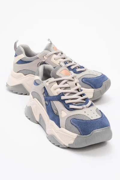 Prologue Shoes Loretta Platform Sneakers In Multi