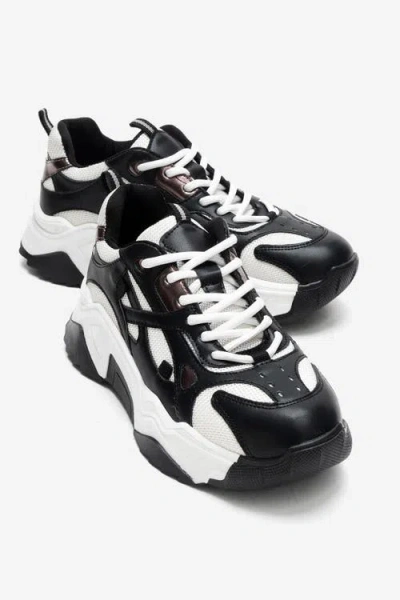 Prologue Shoes Loretta Platform Sneakers In Multi