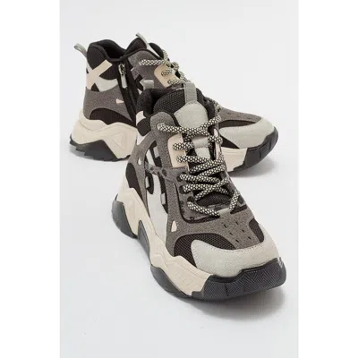 Prologue Shoes Lowel Sneaker Boot In Gray