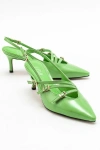 Prologue Shoes Magra Pointed-toe Slingback Stiletto