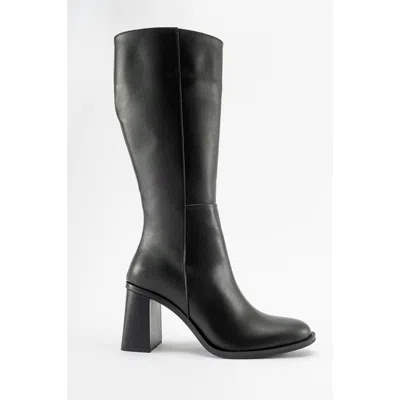 Prologue Shoes Maranta Heel Knee High Boot In Multi