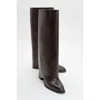 Prologue Shoes Maybe Chunky Heel Boot In Brown