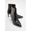 Prologue Shoes Noya Stiletto Boot In Black