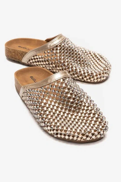 Prologue Shoes Olven Transparent Slide In Gold