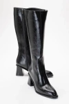 Prologue Shoes Paradis Block Heel Knee High Boot In Multi