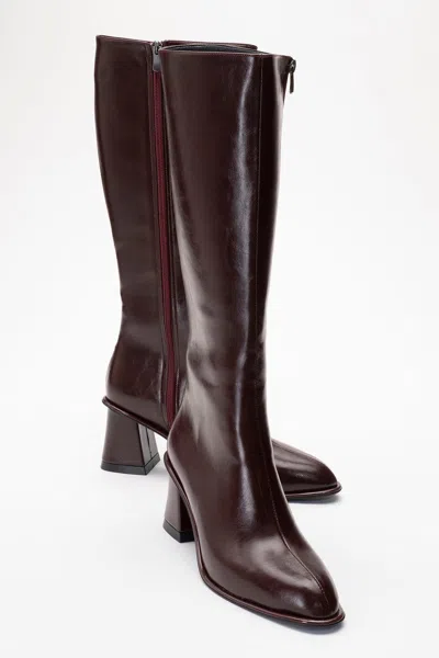 PROLOGUE SHOES PARADIS BLOCK HEEL KNEE HIGH BOOT (WOMEN)