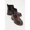 Prologue Shoes Ploye Rain Boot In Burgundy
