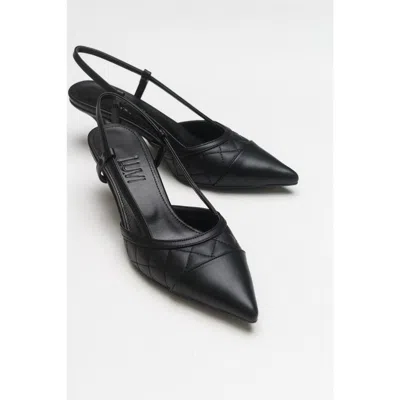 Prologue Shoes Point Pointed Toe Slingback Pump In Black