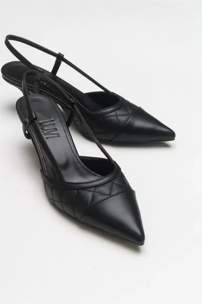 Prologue Shoes Point Pointed Toe Slingback Pump In Black